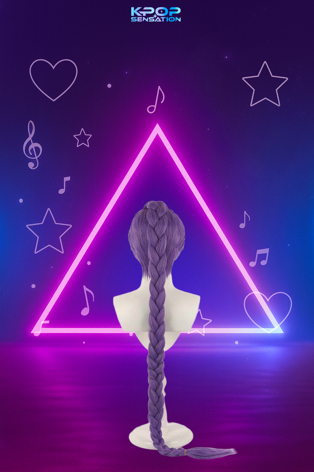 Perruque déguisement KPop