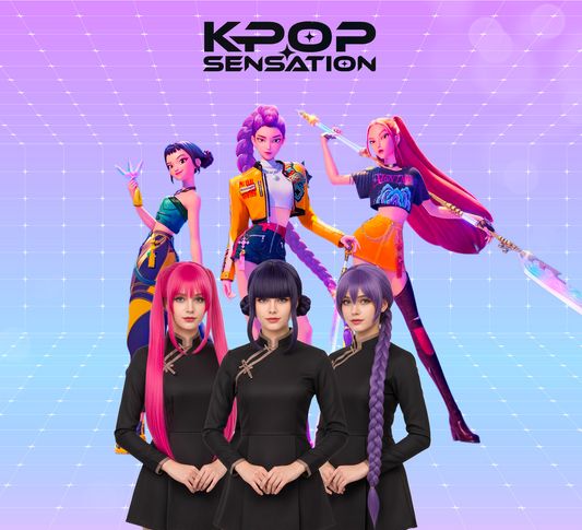 Perruque déguisement KPop