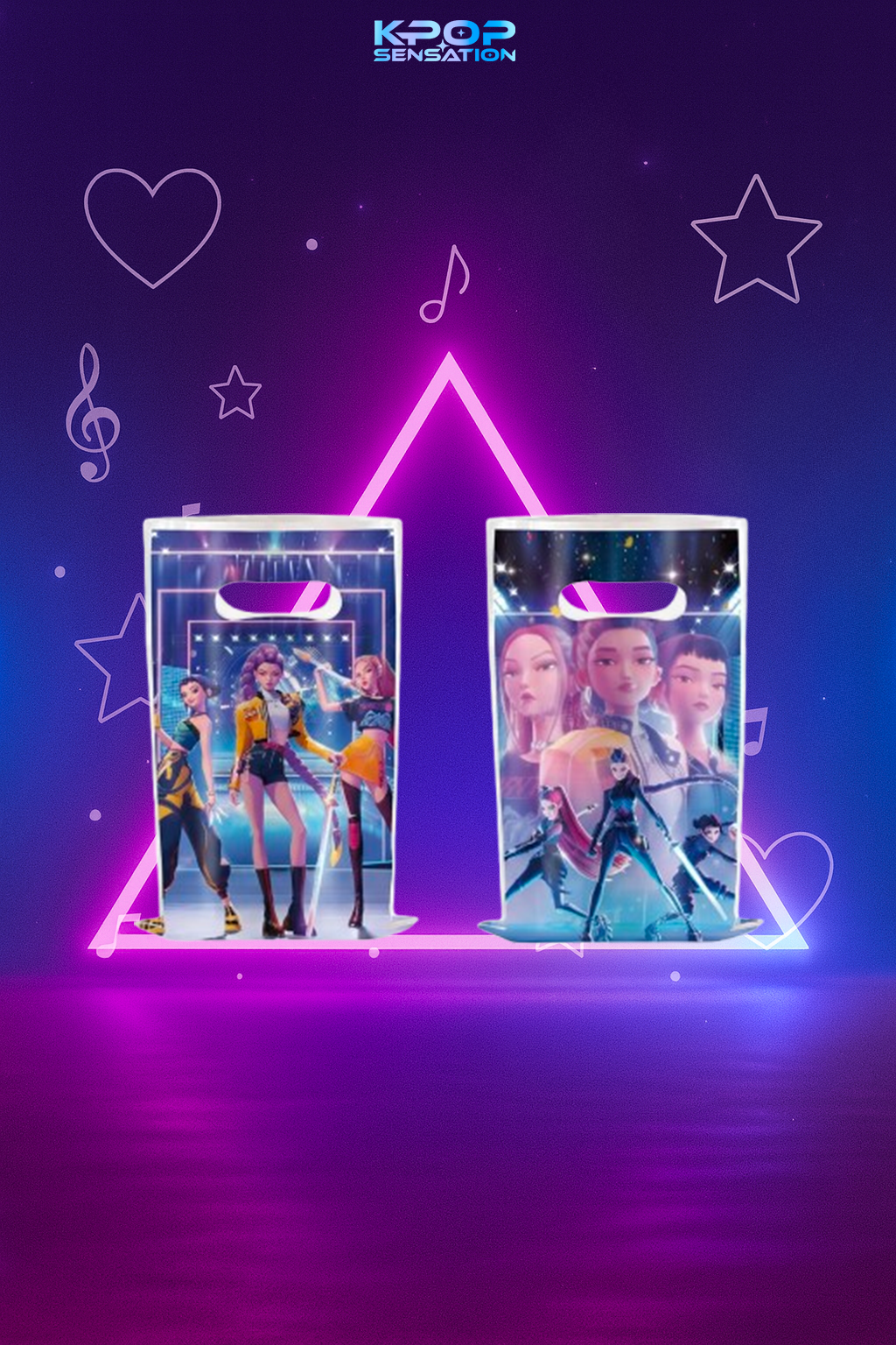 Sachets cadeaux K-Pop Demon Hunters™ (10 pièces)